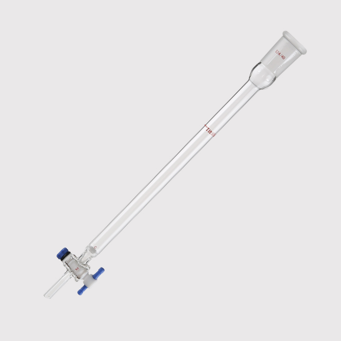 具砂板闪式层析柱 G2砂板，外径：17mm，有效长度：254mm，四氟节门孔径：2mm，24/40 特优级 - ACESUN艾斯琳