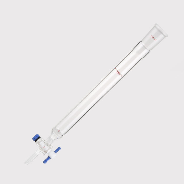 具砂板闪式层析柱 G2砂板,外径:26mm,有效长度:203mm,四氟节门孔径:2mm,24/40 特优级