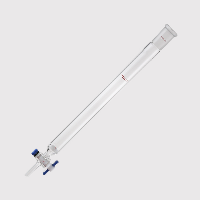 具砂板闪式层析柱 G2砂板，外径：26mm，有效长度：254mm，四氟节门孔径：2mm，24/40 特优级 - ACESUN艾斯琳