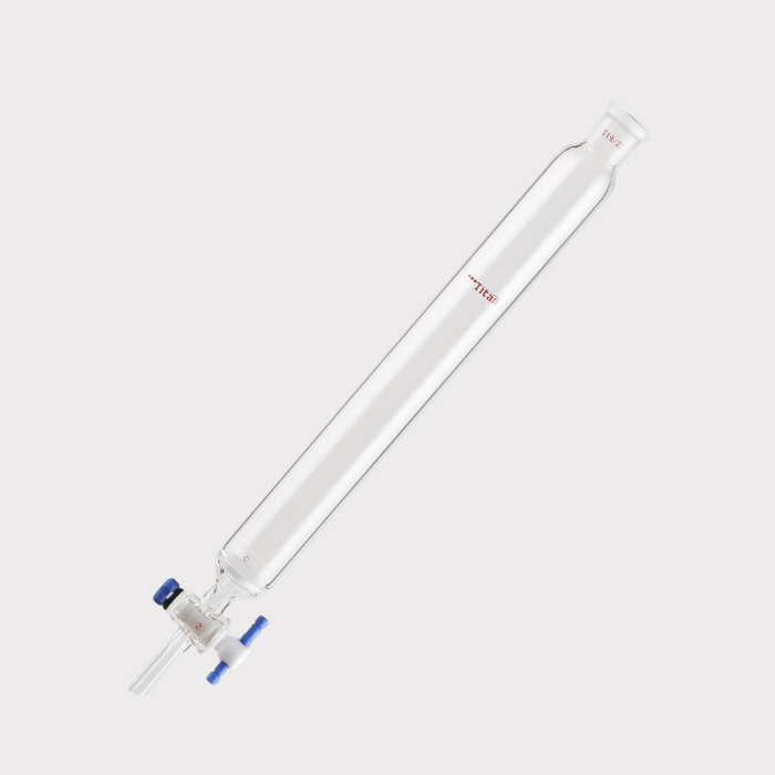 具砂板闪式层析柱 G2砂板，外径：32mm，有效长度：254mm，四氟节门孔径：2mm，19/22 特优级 - ACESUN艾斯琳