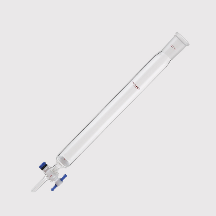 具砂板闪式层析柱 G2砂板，外径：32mm，有效长度：254mm，四氟节门孔径：2mm，24/40 特优级 - ACESUN艾斯琳