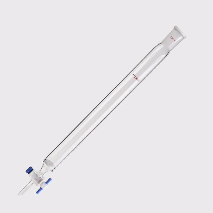 具砂板闪式层析柱 G2砂板，外径：32mm，有效长度：305mm，四氟节门孔径：2mm，24/40 特优级 爆款 - ACESUN艾斯琳