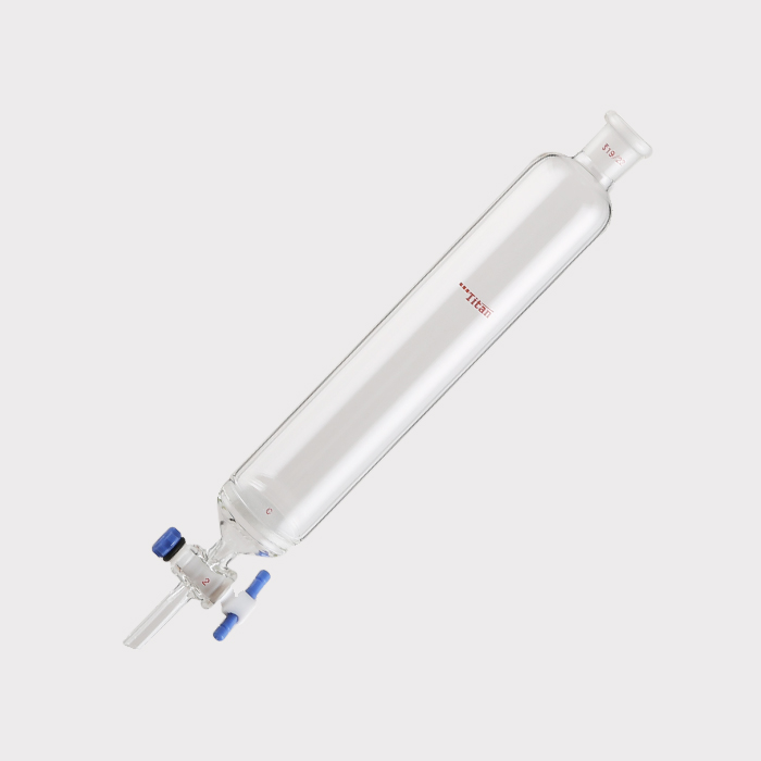 具砂板闪式层析柱 G2砂板，外径：46mm，有效长度：203mm，四氟节门孔径：2mm，19/22 特优级 - ACESUN艾斯琳