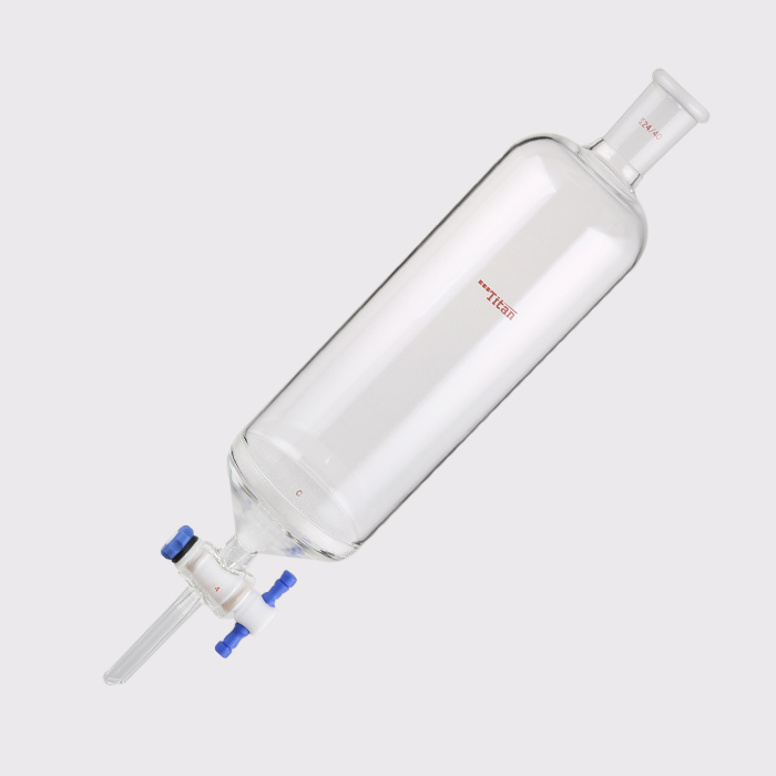 具砂板闪式层析柱 G2砂板,外径:80mm,有效长度:203mm,四氟节门孔径:4mm,24/40 特优级