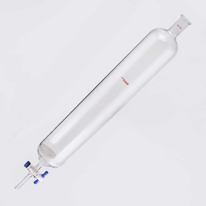 具砂板闪式层析柱 G2砂板，外径：80mm，有效长度：610mm，四氟节门孔径：4mm，24/40 特优级 - ACESUN艾斯琳