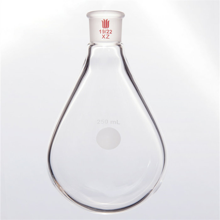 旋蒸用厚壁茄型瓶,高强度,磨口:19/22,250ml 容量(mL)250 磨口19/22 - 欣维尔
