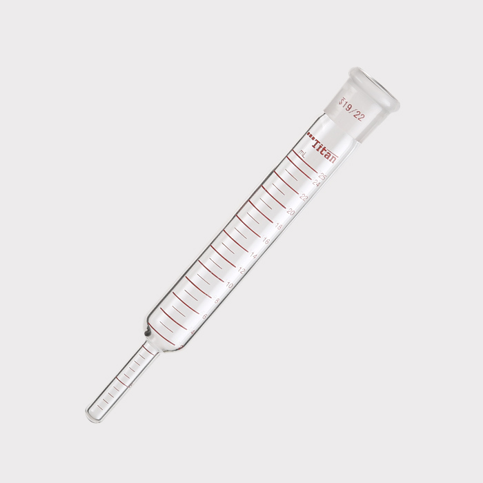 带刻度浓缩管 磨口:19/22, 25ml 特优级