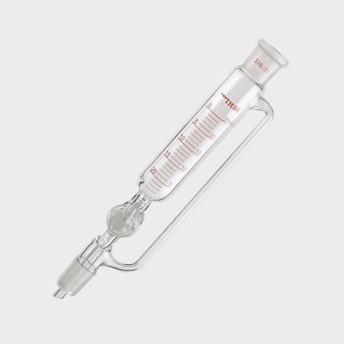 带刻度恒压滴液漏斗 玻璃节门，磨口：19/22，25ml 特优级 - ACESUN艾斯琳