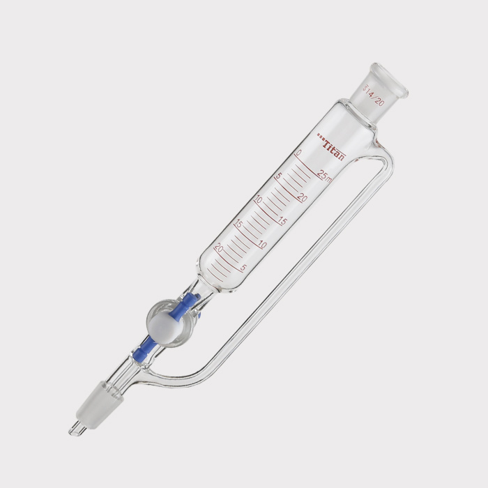 带刻度恒压滴液漏斗 四氟节门，磨口：14/20，25ml 特优级 - ACESUN艾斯琳