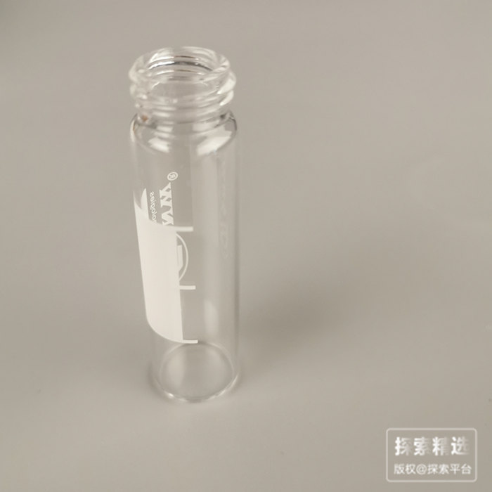 【CNW】15-425透明螺纹口样品存储瓶 8ml（带书写）