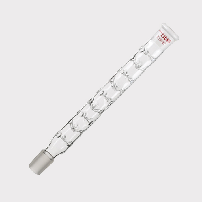 垂刺分馏柱 垂刺长度:130mm,上下磨口:19/22 特优级