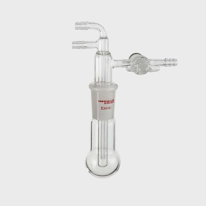 微量升华器 25ml 磨口：24/40，玻璃节门孔径：2mm 特优级