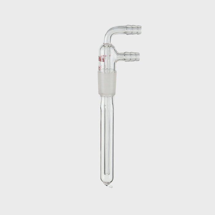 冷指冷凝器 磨口:19/22,磨口以下长度:100mm,小咀外径:8mm 特优级