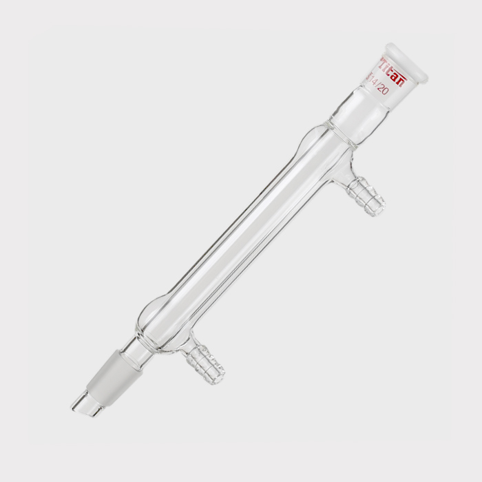高水速直型冷凝器 磨口：14/20，有效长度：110mm，小咀外径：8mm 特优级 - ACESUN艾斯琳