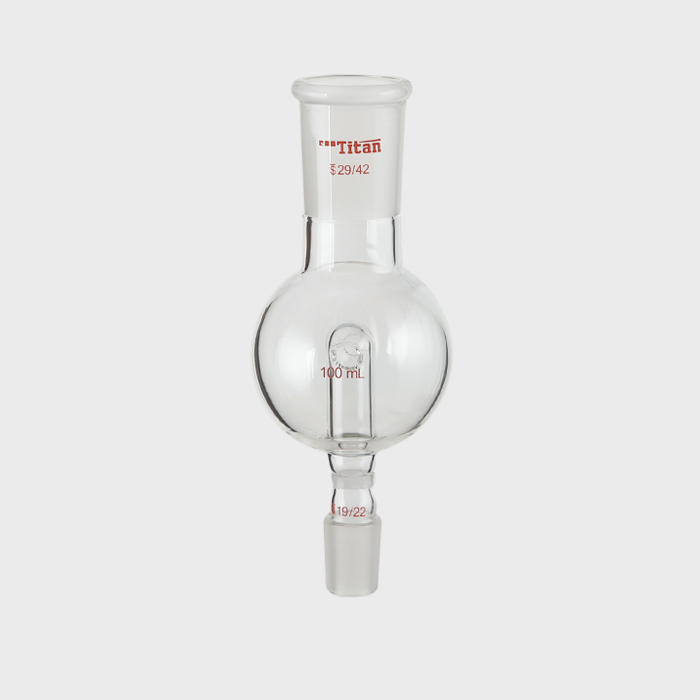 具砂板防溅球 G1砂板，上磨口：29/42，下磨口：19/22，100ml 特优级