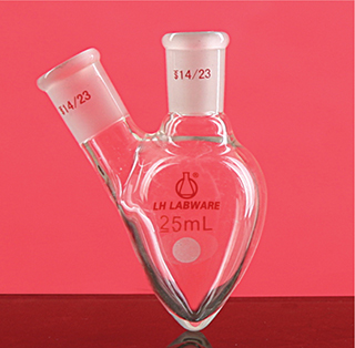 斜二口梨形烧瓶 250ml 19/26 19/26 - 联华