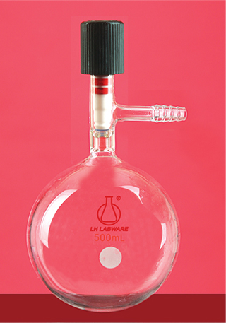 高真空阀溶剂储存瓶 2000ml/0-8mm