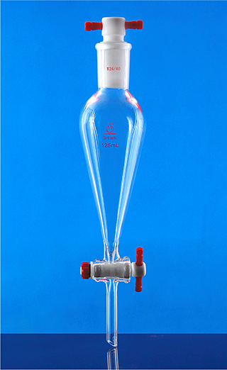 四氟梨形分液漏斗带四氟盖 30ml/14# - 联华