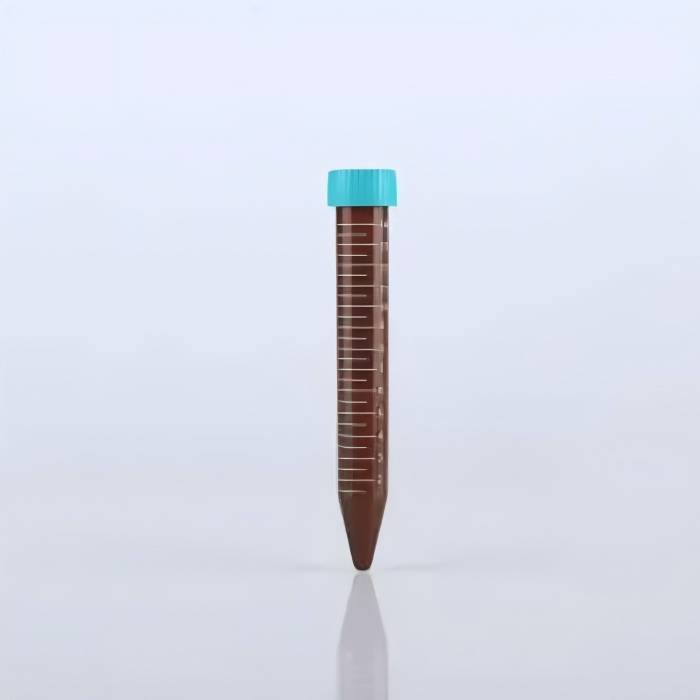 15 mL 离心管，带吸塑离心管架，棕色（灭菌，医疗级） - 耐思/Nest