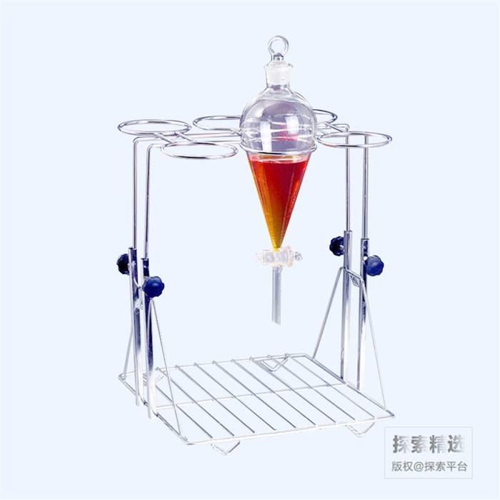 304不锈钢可升降分液漏斗架 500ml 6孔