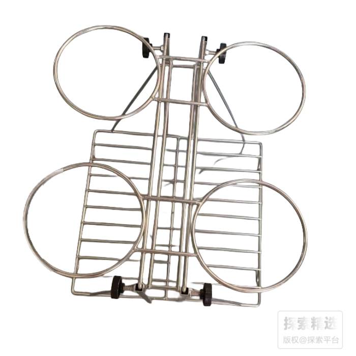 304不锈钢可升降分液漏斗架 2000ml 4孔