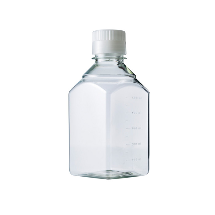 刻度培养基瓶/血清瓶 500ml PET 灭菌 带HDPE盖 - Greiner/格瑞纳