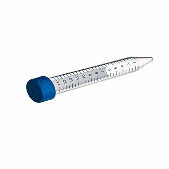 聚丙烯旋帽离心管，17*120mm，15ml，尖底，蓝色旋盖，灭菌，三层包装 - Greiner/格瑞纳