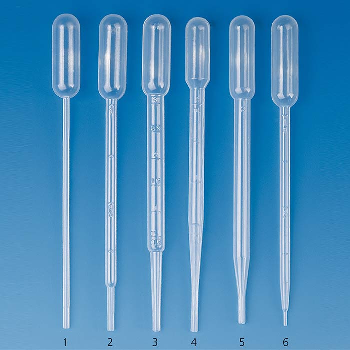巴斯德吸管，PE-HD，不带刻度, 吸入 max. 1.0 ml