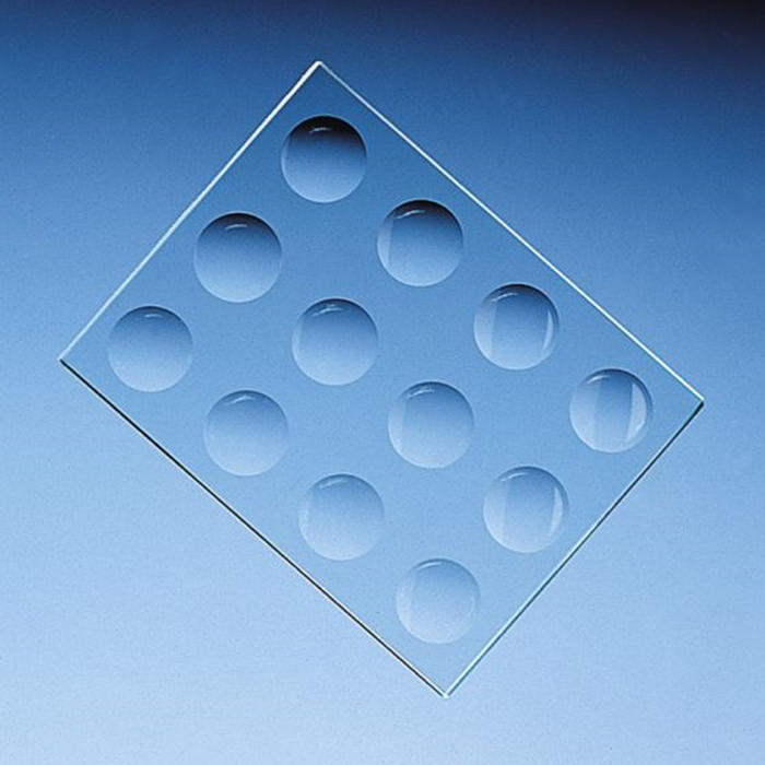 多孔载玻片,130x100x 6 mm,含12个凹穴