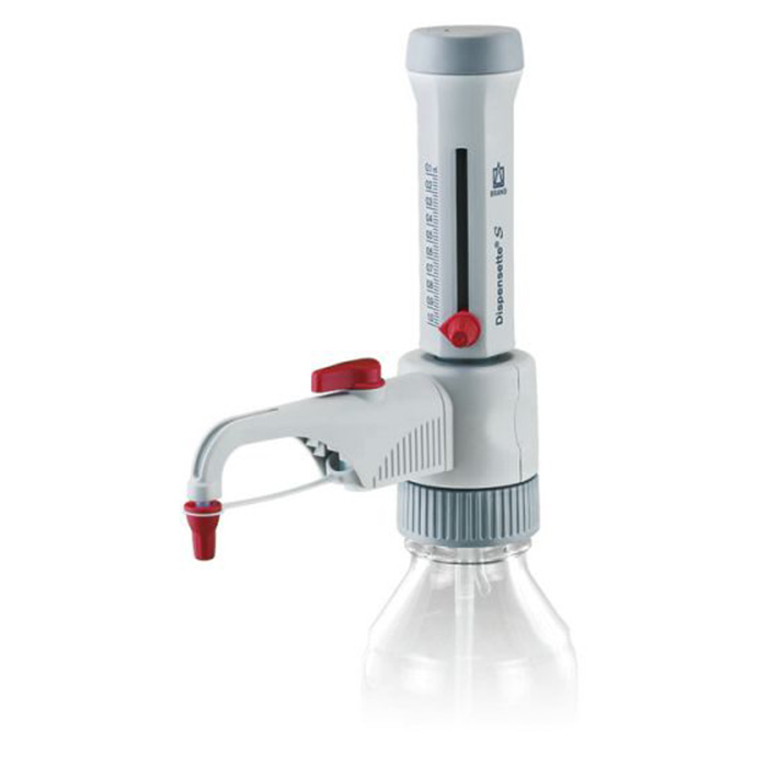 瓶口分液器 Dispensette S 游标可调 DE-M 标志 0.1-1ml 带回流阀