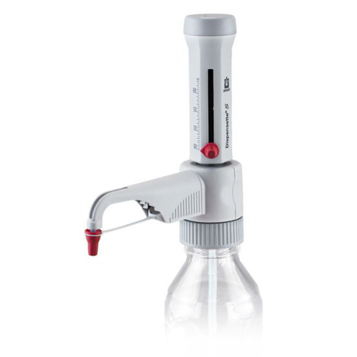 瓶口分液器 Dispensette S 游标可调 DE-M 标志 0.2-2ml 不带回流阀