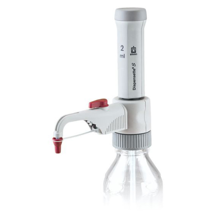 瓶口分液器 Dispensette S 固定量程 DE-M 标志 2 ml 带回流阀