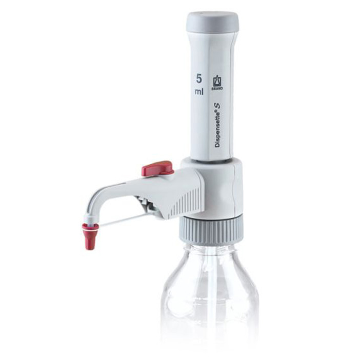 瓶口分液器 Dispensette S 固定量程 DE-M 标志 5 ml 带回流阀