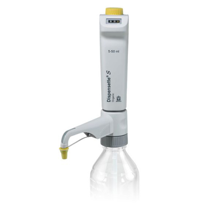 瓶口分液器Dispensette S 有机型 数字可调 DE-M 标志 5-50 ml 不带回流阀