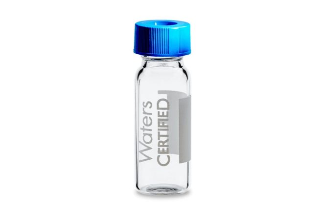 LCMS认证2ml透明螺口样品瓶套装 12x32mm 带10mm盖+预开口PTFE/硅胶垫 - Waters/沃特世