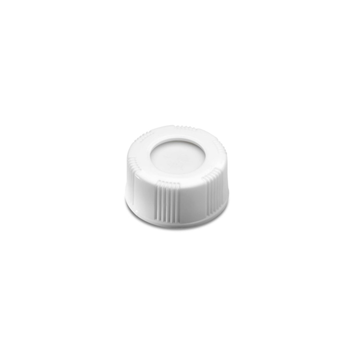 白色螺口瓶盖+PTFE/硅胶垫