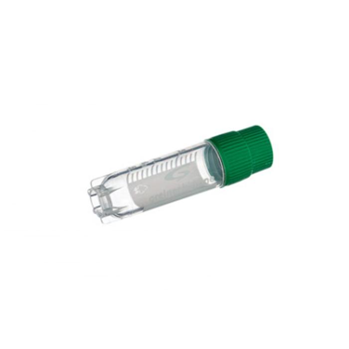 冻存管 2ml 外旋 圆底 星形站立角 绿色盖 有书写区 已灭菌 - Greiner/格瑞纳