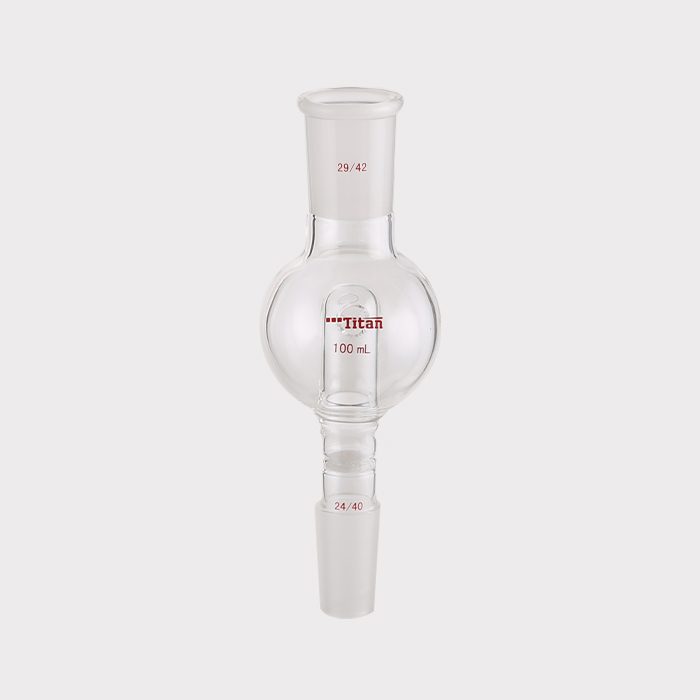 具砂板及回流孔的防溅球 G1砂板,上磨口:29/42,下磨口:24/40,100ml 特优级