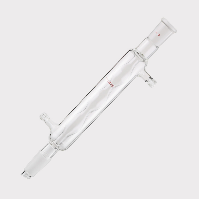 球型冷凝器 具可拆式小咀,磨口:24/40,有效长度:200mm,小咀外径:8mm 特优级