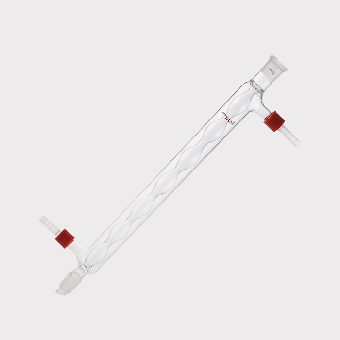 球型冷凝器 具可拆式小咀,磨口:19/22,有效长度:300mm,小咀外径:8mm 特优级