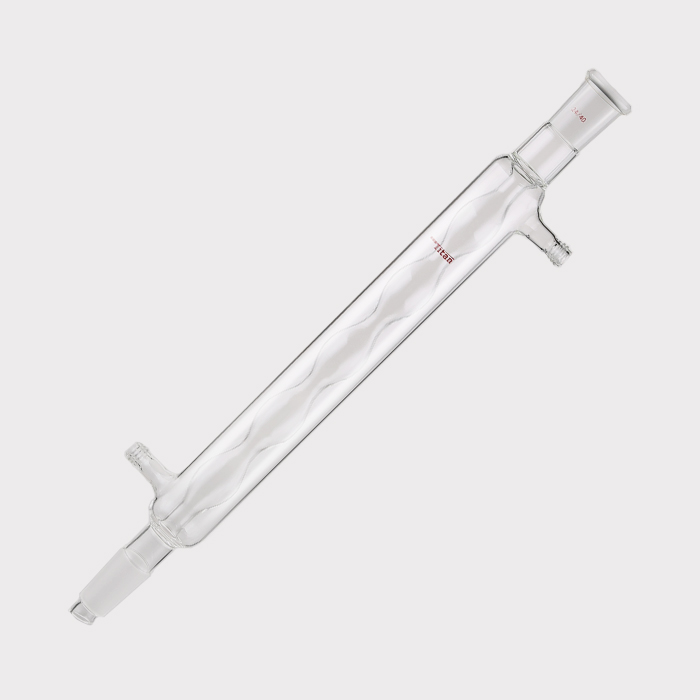 球型冷凝器 具可拆式小咀,磨口:24/40,有效长度:300mm,小咀外径:8mm 特优级