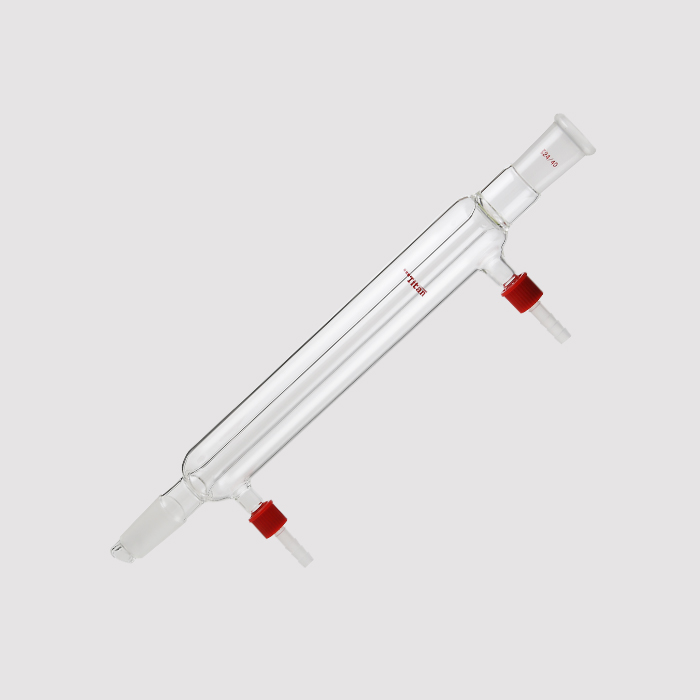 直型冷凝器 具可拆式小咀,磨口:24/40,有效长度:250mm,小咀外径:8mm 特优级