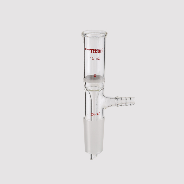 具磨口砂芯布什漏斗 15ml，磨口：24/40，G2砂板 特优级 - ACESUN艾斯琳