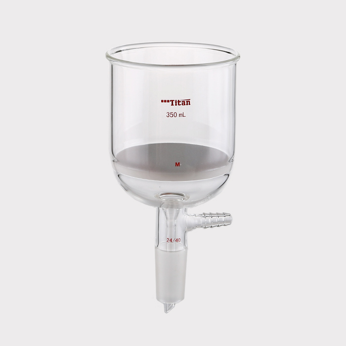 具磨口砂芯布什漏斗 350ml，磨口：24/40，G3砂板 特优级 - ACESUN艾斯琳