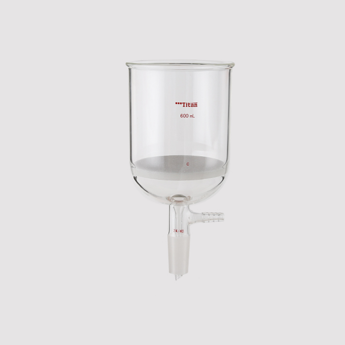 具磨口砂芯布什漏斗 600ml，磨口：24/40，G2砂板 特优级 - ACESUN艾斯琳