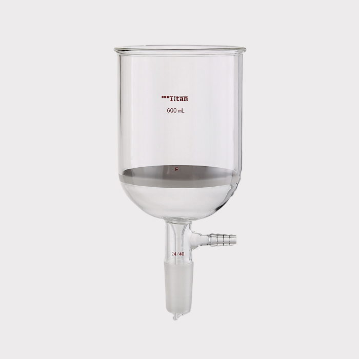 具磨口砂芯布什漏斗 600ml，磨口：24/40，G4砂板 特优级 - ACESUN艾斯琳
