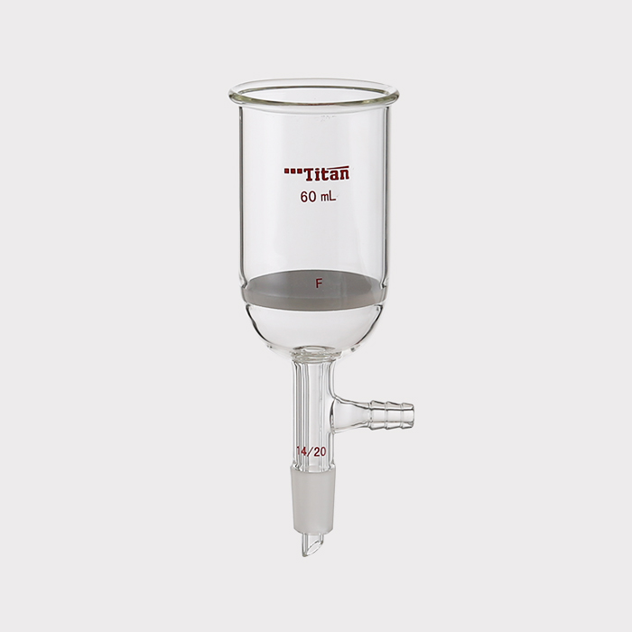 具磨口砂芯布什漏斗 60ml，磨口：14/20，G4砂板 特优级 - ACESUN艾斯琳