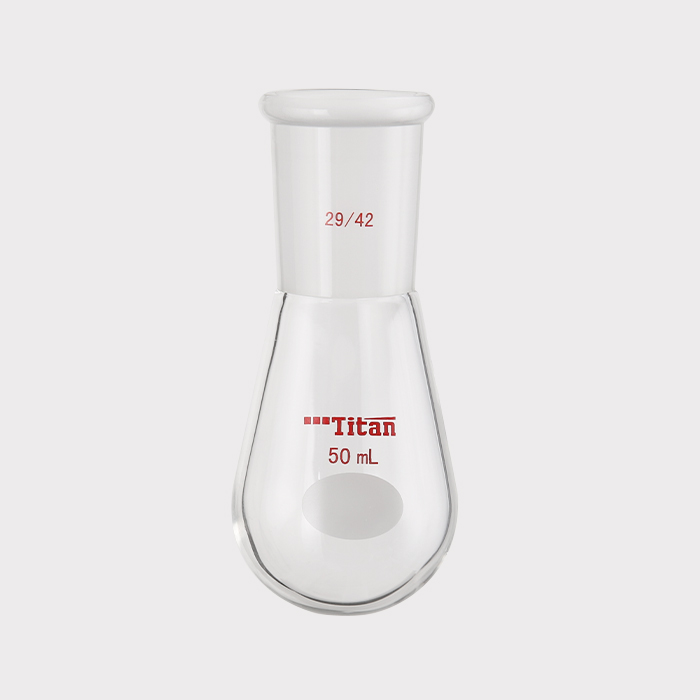 厚壁茄型瓶 高强度，磨口：29/42，50ml 特优级 - ACESUN艾斯琳