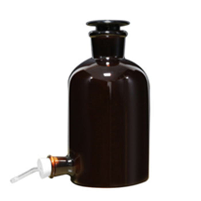 高硼硅棕色放水瓶 2500ml - 蜀牛
