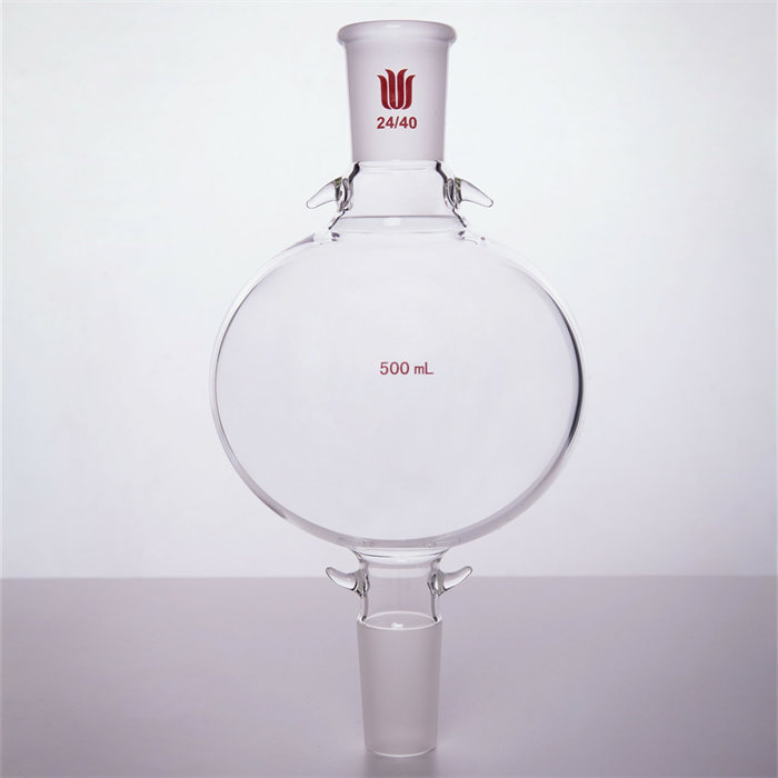 层析用溶剂存储瓶,24/40口 上下加耳朵,500ml